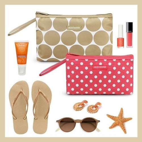 Necessaire Com Alça (p) Cor Vermelho
