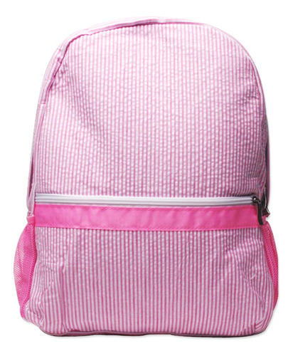 Mochila Seersucker Preppy Clasica Linda Escolar Para Niño