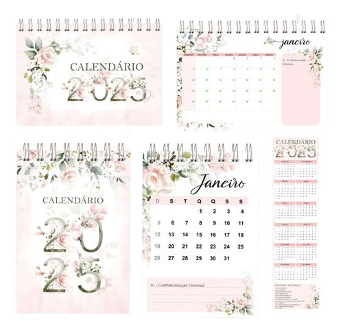 Arquivo Digital Calendário De Mesa 2025