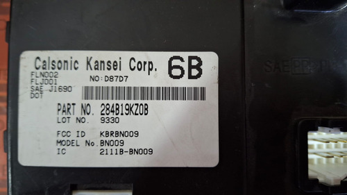 Bcm Módulo De Carrocería Para Versa 2012-2016 284b1 9kz0b (Usado)