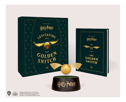 Harry Potter Levitating Golden Snitch, De Warner Bros. Editorial Running Press, Tapa Dura En Inglés, 2020