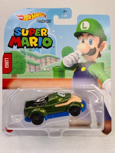 Hot Wheels Super Mario Luigi Nuevo En Blister Misrecuerdosmx