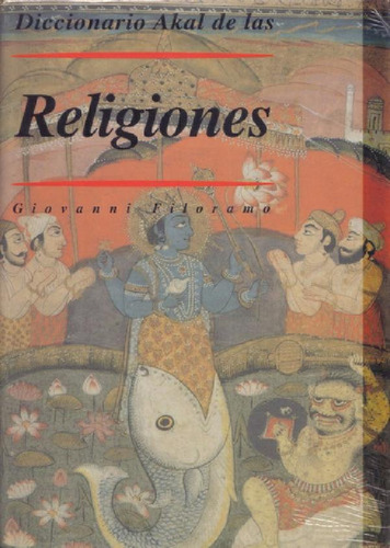 Libro - Giovanni Filoramo Diccionario Akal Religiones Tapa 