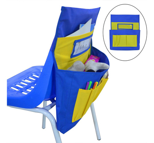 Bolsa De Bolsillo For Silla De Salón De Clase De Escuela