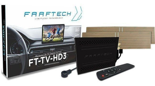 Sintonizador De Tv Digital Automotivo  Ft-tv-hd3 Faaftech