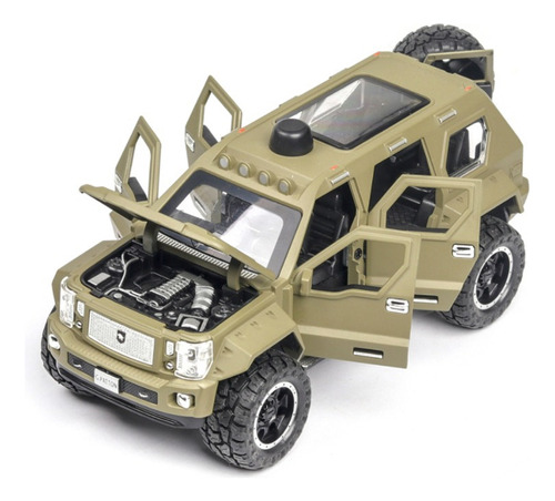 G.patton Vehículo Militar Chariot Miniatura Metal Autos 1:24