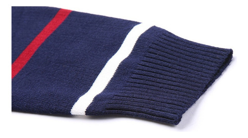 . Suéter Para Hombre Suéter Casual A Rayas Para Hombre