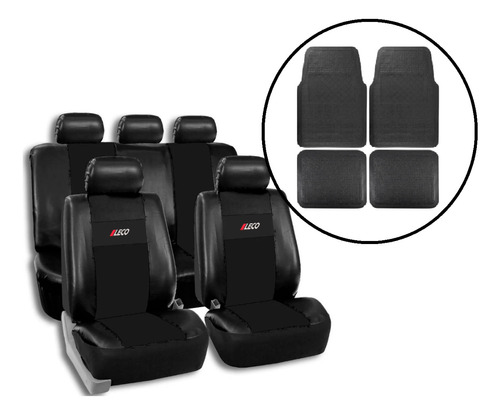 Fundas Asiento Cuerina Renault 9 11 12 19 Clio + Alfombra 4p