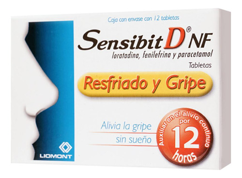 Sensibit D Nf Tabletas 5 Mg/2,5 Mg/500 Mg, 12 Tabletas