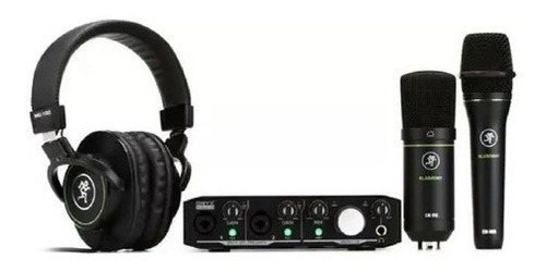 Kit completo do pacote Mackie Producer Ideal Black Recording