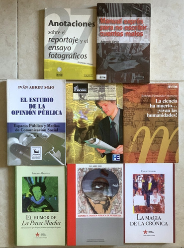 8 Libros Comunicación Social Periodismo Reportaje 