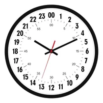 Comprar Foxtop Reloj De Pared De 24 Horas, Reloj De Pared Analógico