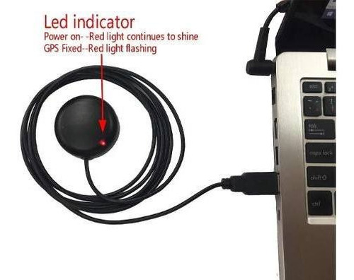Usb Gps Receiver Antenna Receptor Antena Pc Envío Gratis
