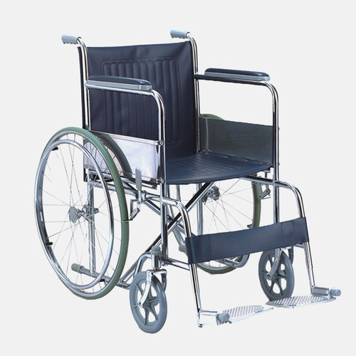 Imagen 1 de 3 de Silla De Rueda Manual De Acero