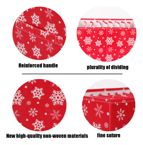 Ropa Interior Plegable Con Estampado De Copos De Nieve De Na