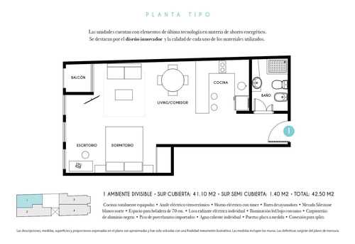 Monoambiente En Venta En Barrio Norte