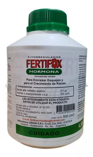 Hormona Gel Enraizante Fertifox 500g Esquejes Raices Gajos