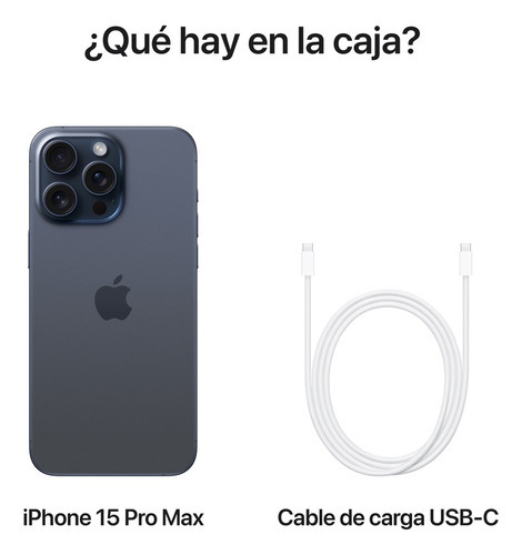 Apple iPhone 15 Pro Max (512 GB) - Titanio Azul