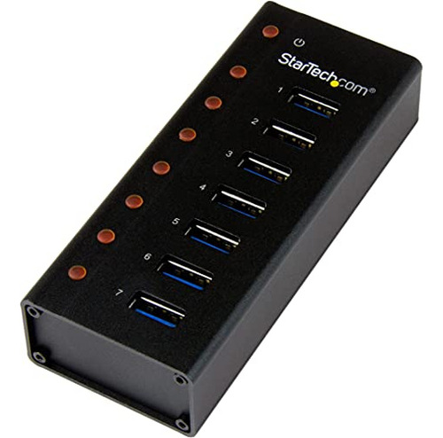 Startech.com Hub Usb 3.0 De 7 Puertos (5 Gbps) - Carcasa Met
