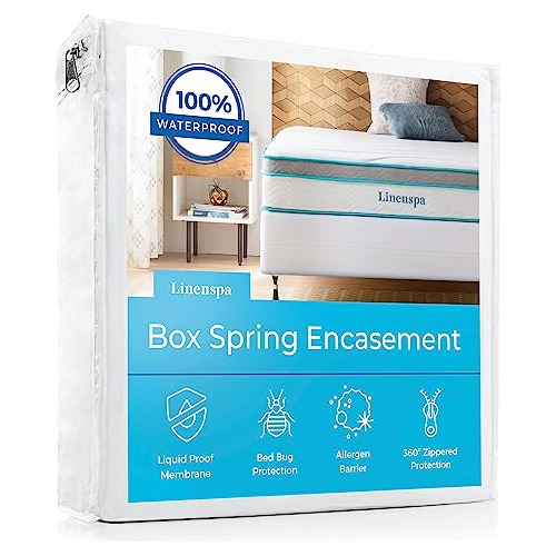 Impermeable A Prueba De Chinches De Cama Box Spring Encaseme