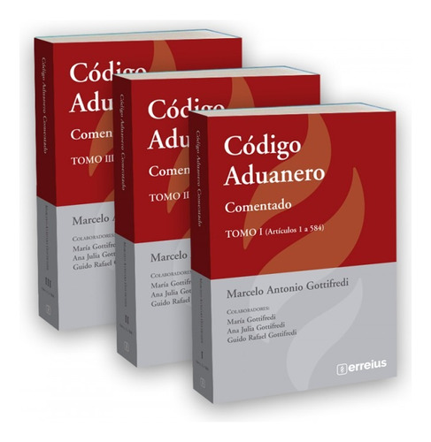 Codigo Aduanero: 3 Tomos, De Gottifredi. Editorial Errepar, Tapa Blanda, Edición 1 En Español, 2023