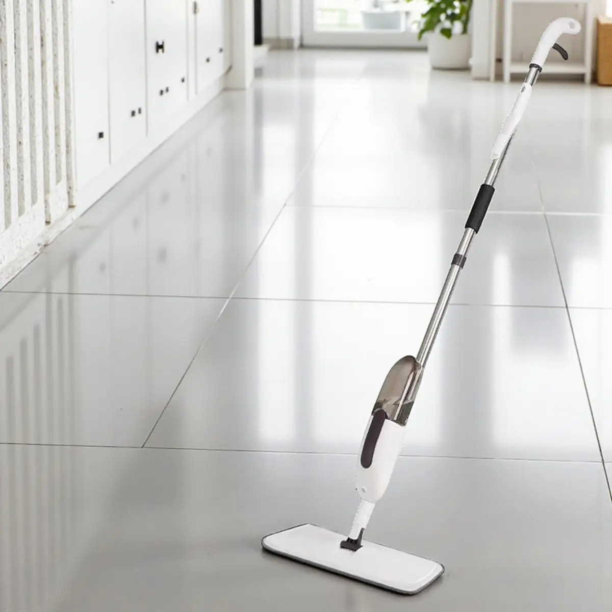 Mopa Roseador Mti MOPA-325 Centrifugo Lampazo Escurridor Gatillo Blanco