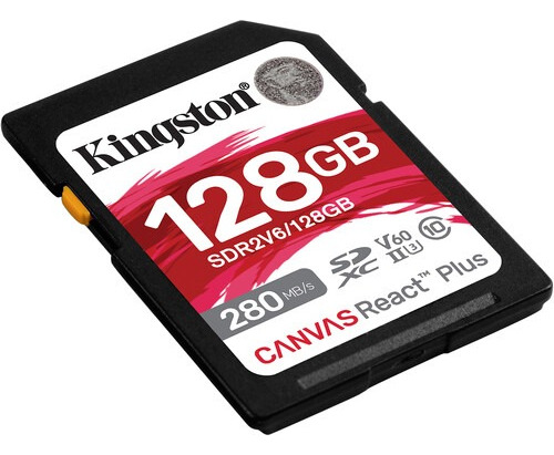 Tarjeta de memoria Kingston Sd Xc 128 GB 280 MB/s V60 SDR2 v6/128 GB