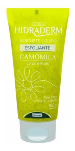 Sabonete Liquido Corpo/rosto Camomila Hidraderm-180ml Farmax