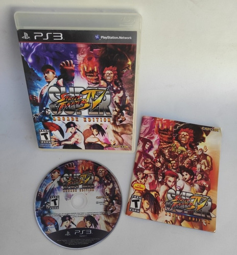Jogo Para  Ps3 Street Fighter Iv Super Arcade Edition M.f 45