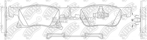 Pastillas De Freno Opel Astra K 1.4 2015 Nibk Delantera