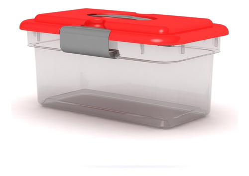 Caja Organizadora Botiquín Transparente Kendy 6 Lts Plástica