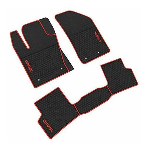 Iallauto All Weather Floor Liners Custom Fit Jeep Renegade 2