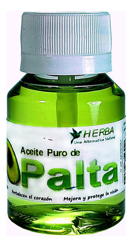  Aceite De Palta 50ml  Natural- Puro Con Gotero