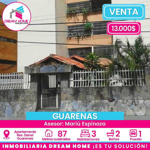  Apartamento En Venta Res. Danel, El Calvario  Guarenas