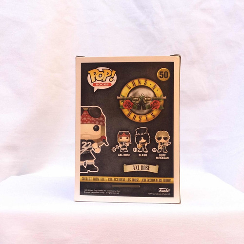 Funko Pop Rocks Guns N Roses Axl Rose #50 Nuevo Impecable (Usado)