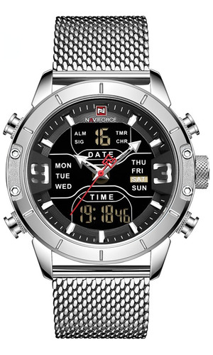 Reloj Naviforce Nf9153 Para Hombre, Analógico Y Digital, Res