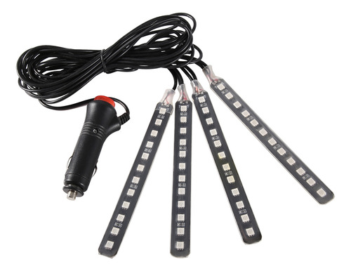 Tira De Luces Led Rgb, 12 V, 4 X 12 Smd, Control Remoto Para