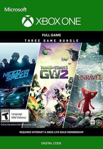 Plants Vs Zombies Gw2-unravel-need For Speed(triple Pack)