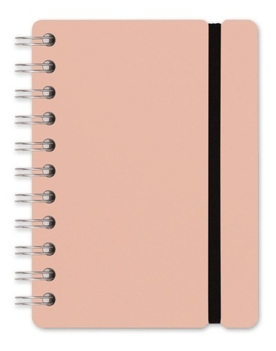 Cuaderno Studio A6 Rayado 80 Hojas Cuero Reciclado Duradero Color Rosa