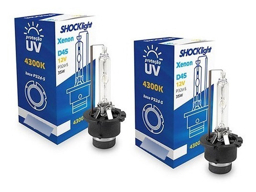 Lampada Xenon D4s 5500k 35w 12v Shocklight - Par