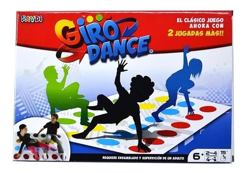 Giro Dance Juego Simil Twister Faydi Jretro