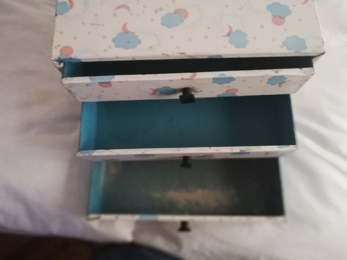 Caja Cartón 3cajones Usada. 24ancho X 17altox X 17 Profundid (Usado)
