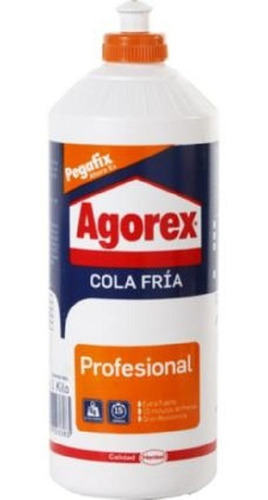 Adhesivo Cola Agorex Madera 1 Kilo Henkel Extra Rapido Prof