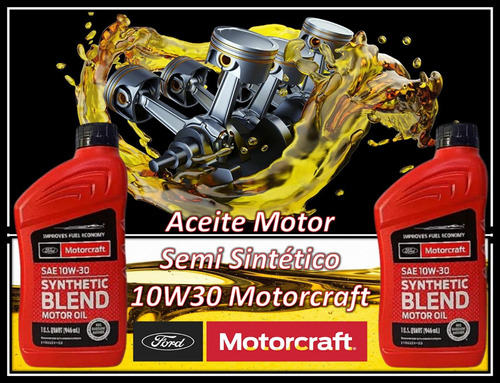 Aceite Motor  Semi Sintético 10w30 Motorcraft