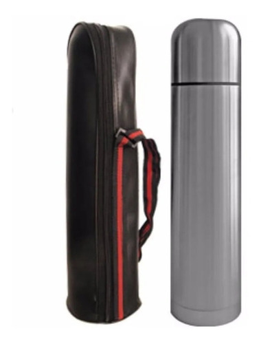 Termo Orginal Bala Acero Inox. 1 L Con Estuche Tapon Mate