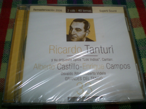 Ricardo Tanturi / Grandes Del Tango Cd Doble Nuevo (cp3)