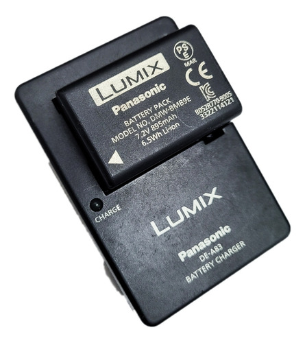 Cargador Lumix Con Pila Dmc Fz150 Fz100 Fz82 Usado (Usado)