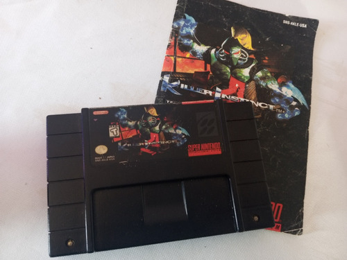 Snes Juego Original Instinct+ Manual Con Combos 