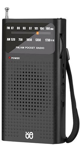 Mini Radio Am/fm Portátil, Radio Estéreo De Doble Banda Para