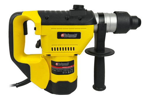 Rotomartillo electroneumático KNakasaki Nk1306 amarillo y negro con 1.55kW de potencia 220V